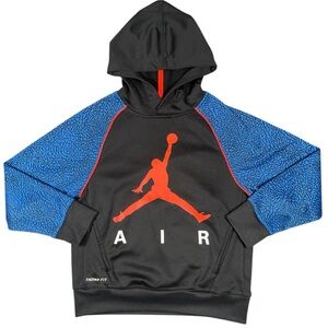 Nike Air Jordan Jumpman Therma Fit Kid’s Boy’s Pullover Hoodie Sweatshirt Sz S
